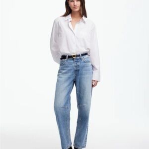 Madewell Light Darted Barrel Jean